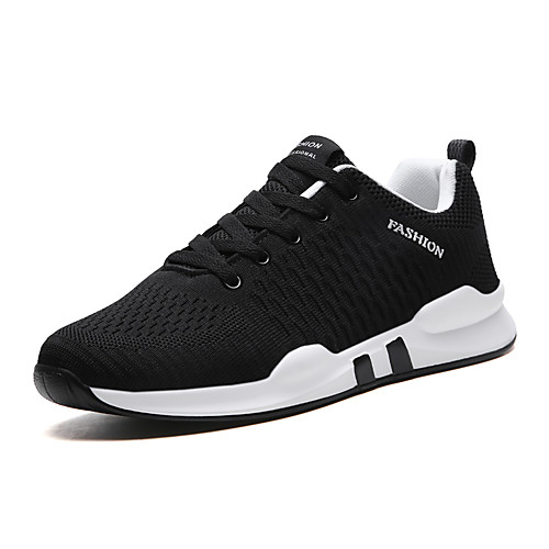 

Муж. Легкие подошвы Эластичная ткань Весна лето Спортивные / На каждый день Спортивная обувь Дышащий Черный / Черно-белый / Черный / Красный