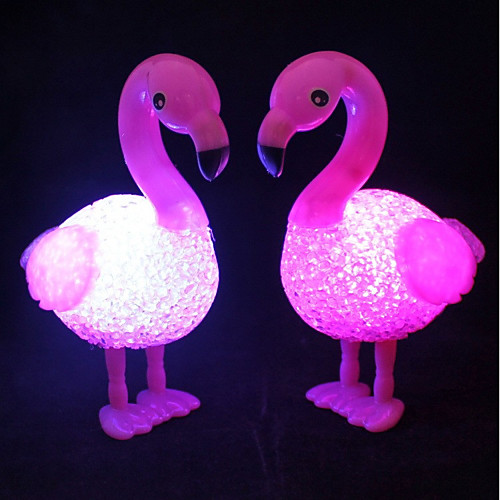 

1шт Фламинго 3D ночной свет Белый Батарея с батарейкой Украшение <5 V