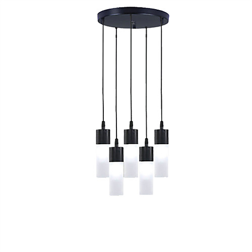 

QINGMING 5-Light Мини Люстры и лампы Потолочный светильник Окрашенные отделки Металл Мини 110-120Вольт / 220-240Вольт Теплый белый / Холодный белый