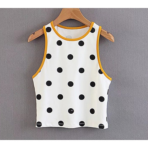 

Жен. Безрукавка Горошек Белый S