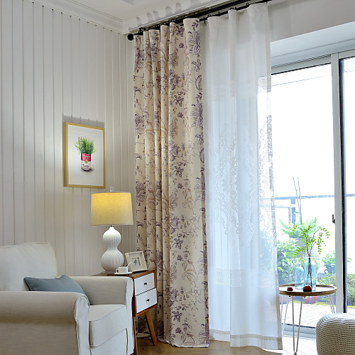 

Современный Солнцезащитные 1 панель Занавес Гостиная Curtains