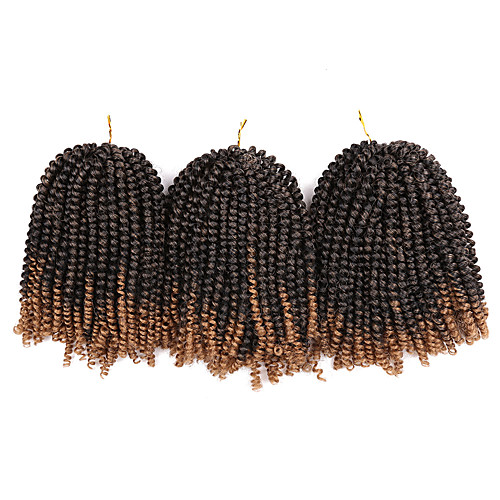 

Braiding Hair Curly Twist Braids Curly Braids Crochet Hair Braids Synthetic Hair 3 Pieces Hair Braids Natural Color 8 Elastic Synthetic Crochet Braids Dailywear Festival African Braids / Ombre Hair