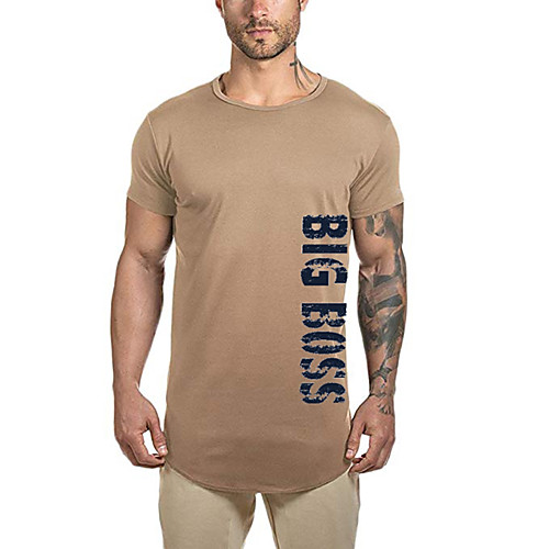 

мужская хлопковая футболка с круглым вырезом