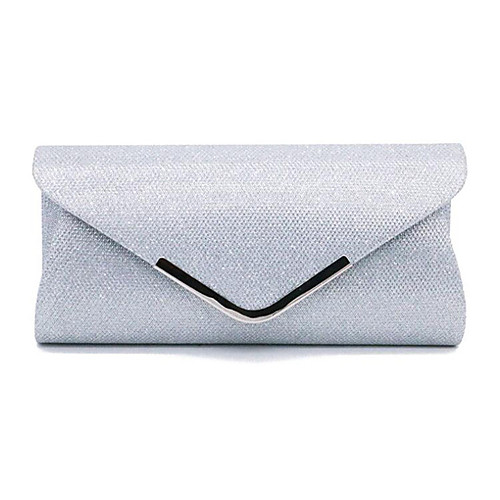 

Women's Chain Polyester Evening Bag Solid Color Black / Gold / Silver