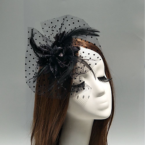 

Сеть Fascinators / Аксессуары для волос / Головные уборы с Пух / Цветы / Отделка 1 шт. Свадьба / Особые случаи Заставка