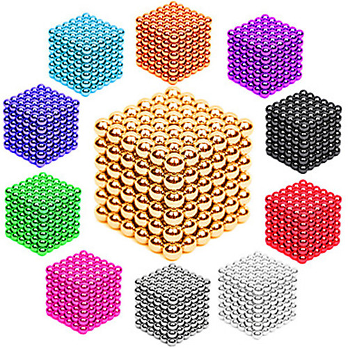

216/512 pcs 3mm / 5mm Magnet Toy Magnetic Balls Building Blocks Super Strong Rare-Earth Magnets Neodymium Magnet Neodymium Magnet Stress and Anxiety Relief Office Desk Toys DIY Kid's / Adults