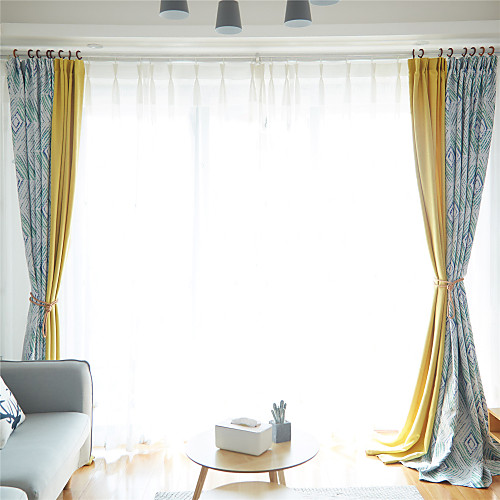 

Современный Солнцезащитные 1 панель Занавес Гостиная Curtains