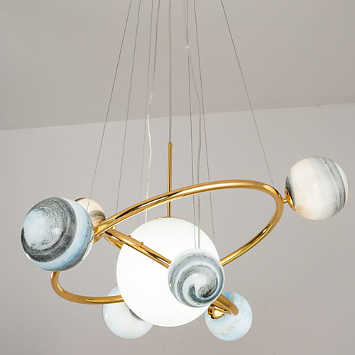 

QIHengZhaoMing 7-Light Люстры и лампы Рассеянное освещение Окрашенные отделки Металл Смола 110-120Вольт / 220-240Вольт