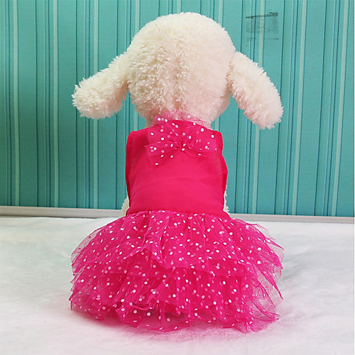 

Свадьба / День рождения Тюль Одежда для собак Собака свадебное платье юбка - 1 pcs