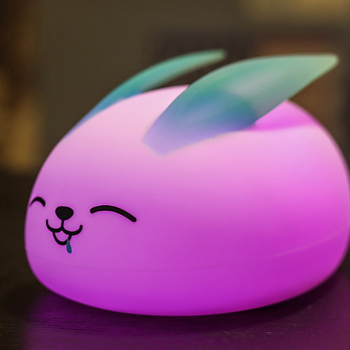 

1шт LED Night Light / Детский ночной свет Фиолетовый USB Сенсорный датчик <=36 V