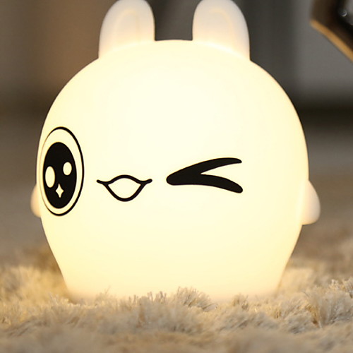 

1шт LED Night Light / Детский ночной свет USB Творчество / Сенсорный датчик <=36 V