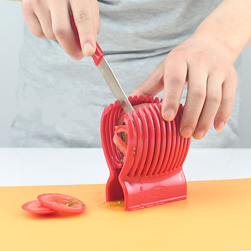 

Горячая распродажа томатный нож держатель режущий картофель / лук фрукты овощерезка кухонный инструмент