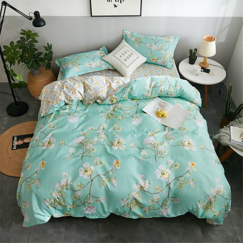 

Duvet Cover Sets Floral Polyster Printed 4 PieceBedding Sets