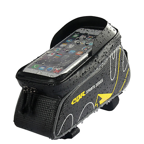 фото Сотовый телефон сумка бардачок на раму 6 дюймовый водонепроницаемость велоспорт для велосипедный спорт красный темно-серый рыжий на открытом воздухе велосипедный спорт / велоспорт велоспорт Lightinthebox