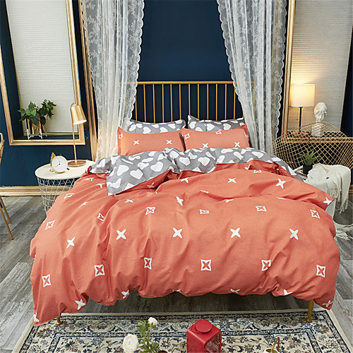 

Пододеяльник наборы Геометрический принт Полиэстер С принтом 4 предметаBedding Sets