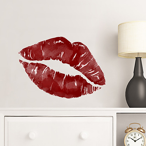 

Sexy Lips Wall Stickers - Plane Wall Stickers Shapes Living Room / Bedroom / Indoor