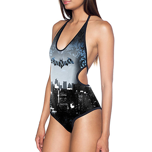 

NADANBAO Жен. купальник Дышащий Быстровысыхающий Удобный Терилен Без рукавов Купальники Одежда для пляжа Боди Пэчворк Плавание / Эластичная