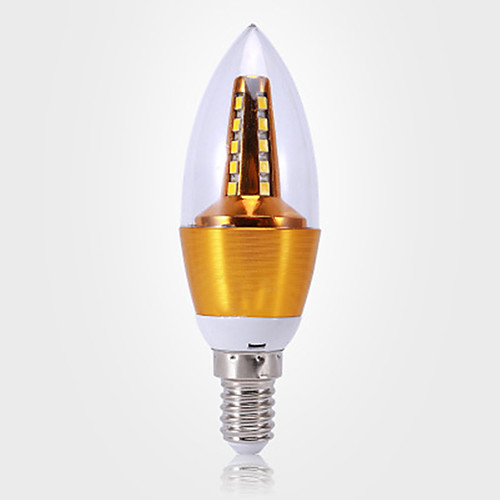 

1шт 5 W LED лампы в форме свечи 210-310 lm E14 25 Светодиодные бусины Тёплый белый 220-240 V