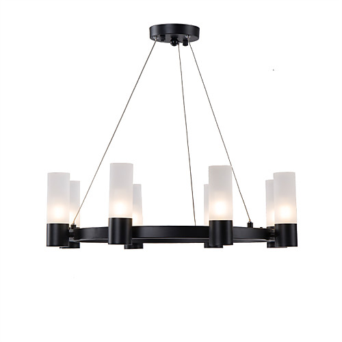 

QINGMING 8-Light Мини Люстры и лампы Торшер Окрашенные отделки Металл Мини 110-120Вольт / 220-240Вольт Теплый белый / Холодный белый