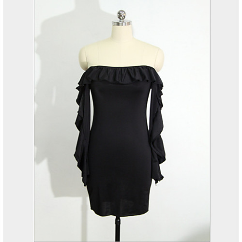 

женская рубашка длиной до колен платье черное s m l xl