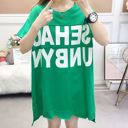 

Жен. Футболка Буквы Зеленый L