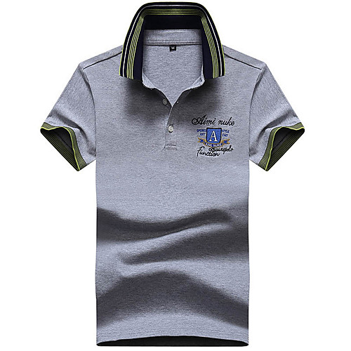 

Муж. Polo Однотонный Серый XL