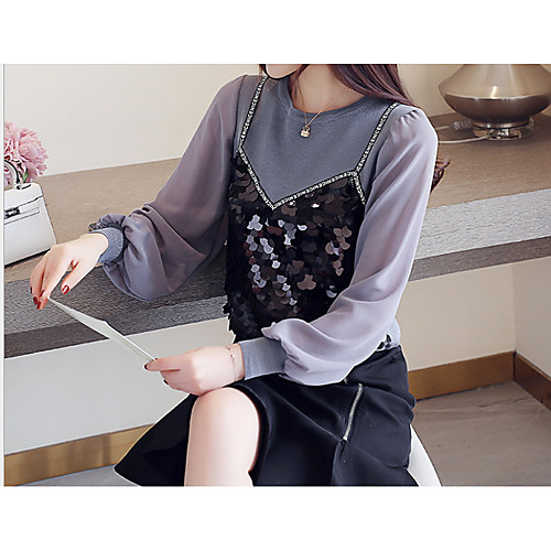 

Жен. Рубашка Однотонный Белый L