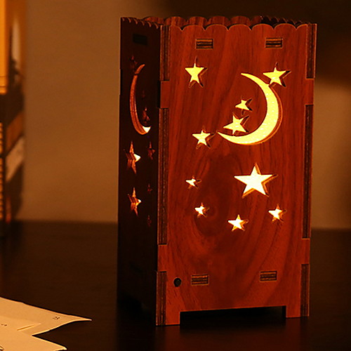 

1шт LED Night Light Тёплый белый USB Творчество <=36 V
