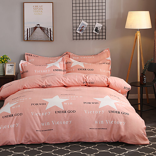 

Пододеяльник наборы Цветочный принт Полиэфир / полиамид С принтом 4 предметаBedding Sets