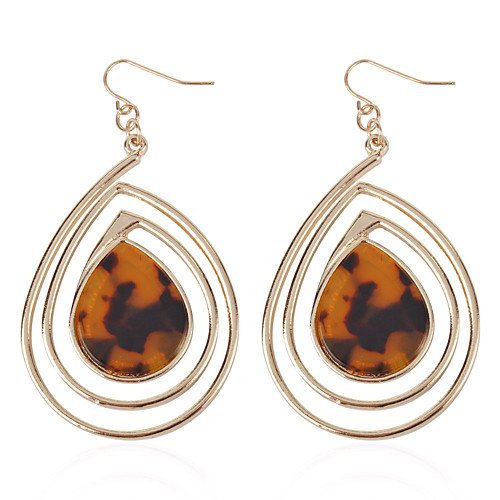 

Жен. Серьги Серьги Бижутерия Темно-коричневый Назначение Повседневные 1 пара