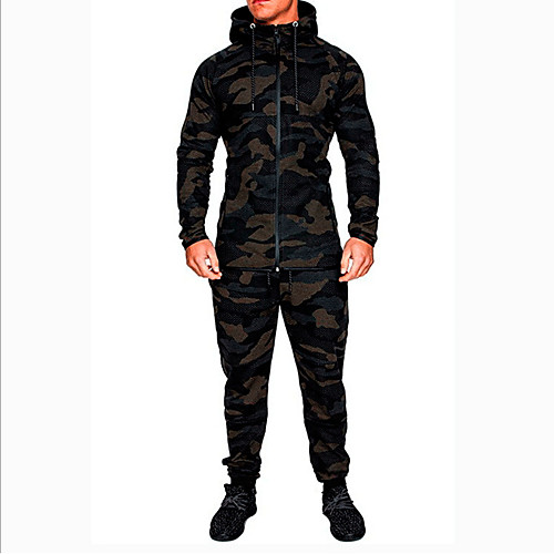 

Муж. Уличный стиль Activewear Set - камуфляж