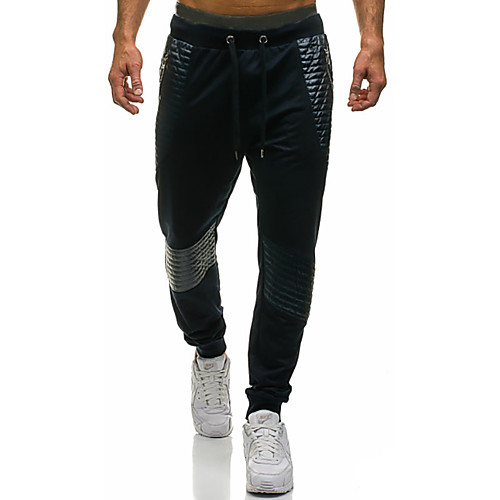 

Men's Basic Sweatpants Pants - Solid Colored Black Navy Blue US34 / UK34 / EU42 US36 / UK36 / EU44 US38 / UK38 / EU46