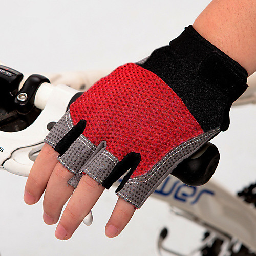 

Перчатки для велосипедистов Перчатки для горного велосипеда На подкладке Противозаносный Ударопрочность Защитный Полупальцами Спортивные перчатки Лайкра Силиконовый гель Горные велосипеды