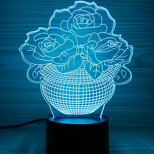 

1шт LED Night Light Поменять USB Творчество <=36 V