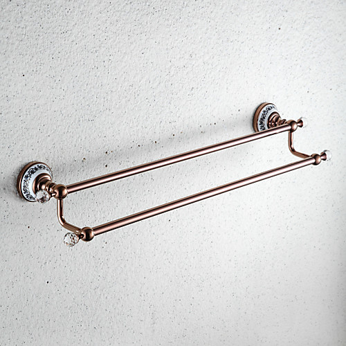 

Towel Bar Multifunction Antique Brass / Ceramic 1pc - Bathroom 2-tower bar Wall Mounted