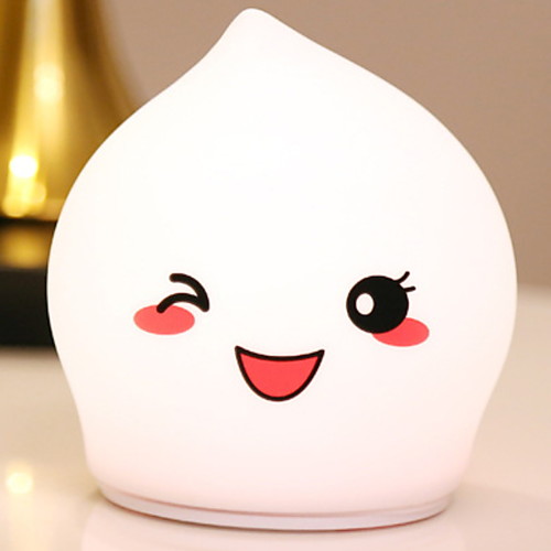 

1шт LED Night Light / Детский ночной свет USB Творчество / Сенсорный датчик <=36 V