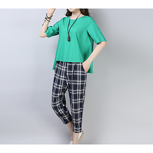 

Жен. Классический Набор Брюки Полоски