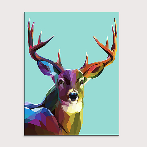 

С картинкой Роликовые холсты - Абстракция Животные Modern