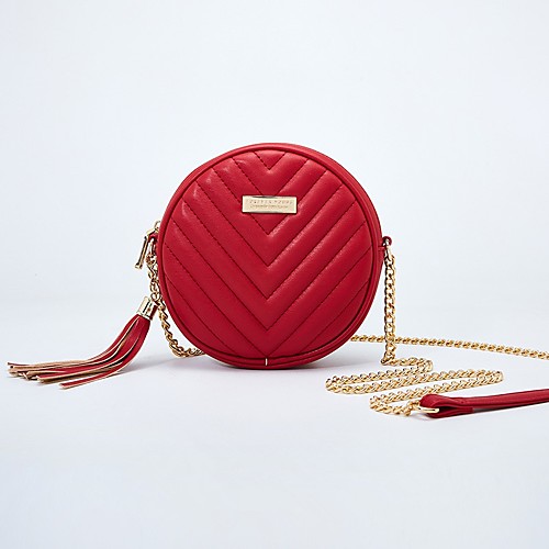 

Жен. Мешки PU Сумочка через плечо Сплошной цвет Оранжевый / Красный / Серый