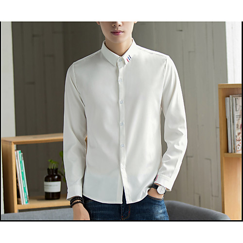 

Муж. Рубашка Полоски Белый XL