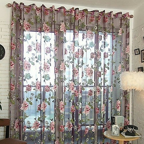 

Современный Прозрачный 1 панель Прозрачный Гостиная Curtains