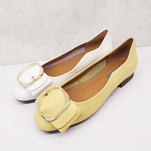 

Жен. Наппа Leather Весна На плокой подошве На плоской подошве Белый / Желтый / Розовый