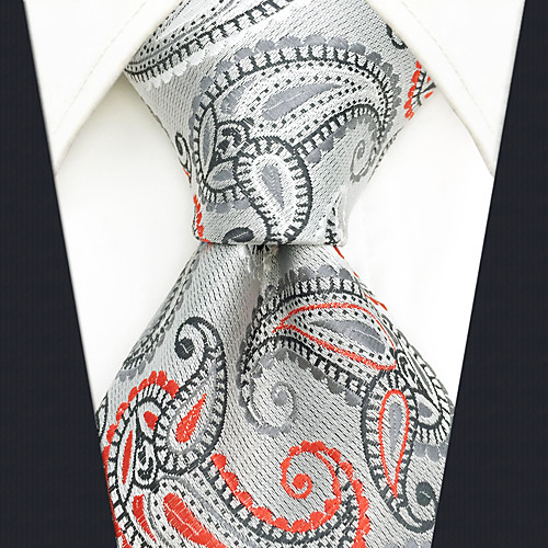 

Men's Party / Work / Basic Necktie - Paisley / Jacquard