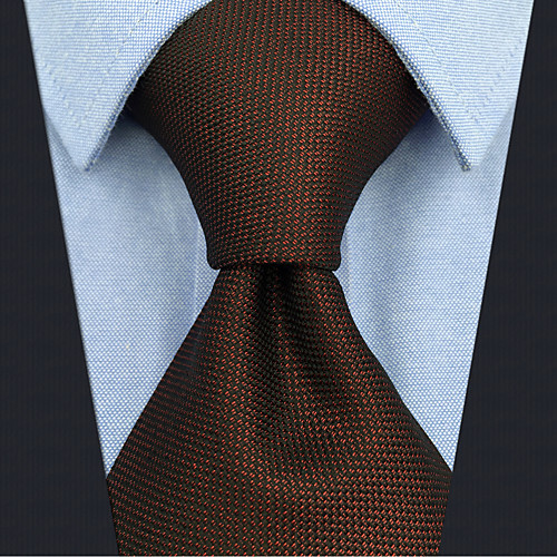

Men's Party / Work / Basic Necktie - Jacquard / Solid Colored