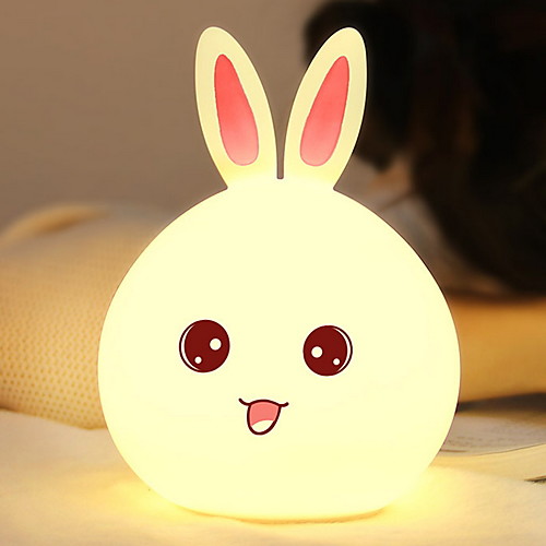 

1шт LED Night Light / Детский ночной свет Желтый USB Творчество <=36 V