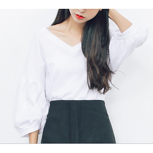 

Жен. Футболка Однотонный Коричневый Один размер