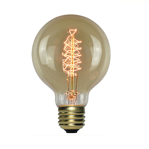 

1шт 60 W E26 / E27 G80 1800-2000 k Прозрачный Body Лампа накаливания Vintage Эдисон лампочка 220-240 V