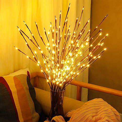 

Plantas artificiais levou salgueiro galho luzes 20 lâmpadas plantas de plástico decoração de casamento para casa plantas falsas