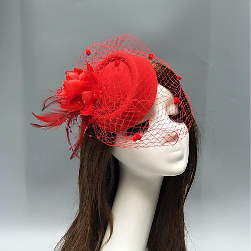 

Сеть Fascinators / Аксессуары для волос / Головные уборы с Пух / Цветы / Отделка 1 шт. Свадьба / Особые случаи Заставка