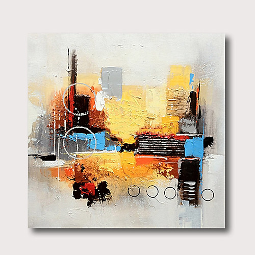 

Oil Painting Hand Painted - Abstract Comtemporary Modern Stretched Canvas